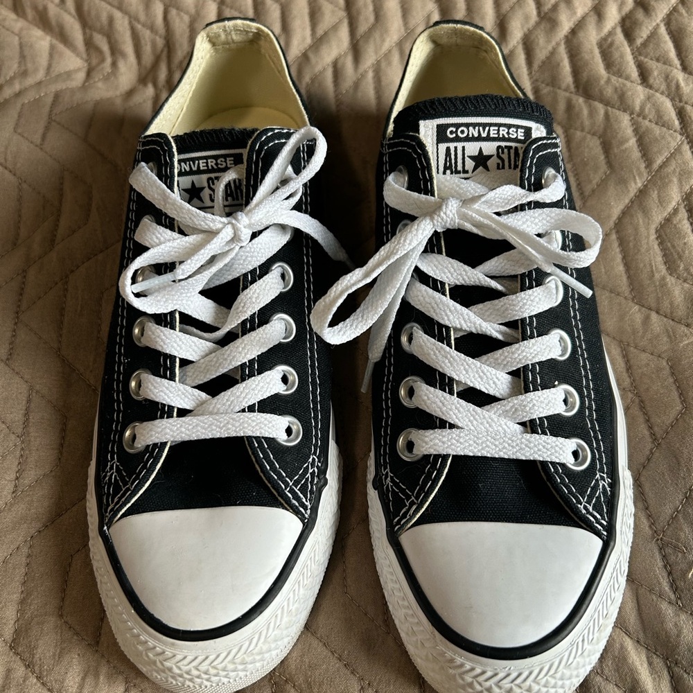 Converse All Star Black and White Low Tops